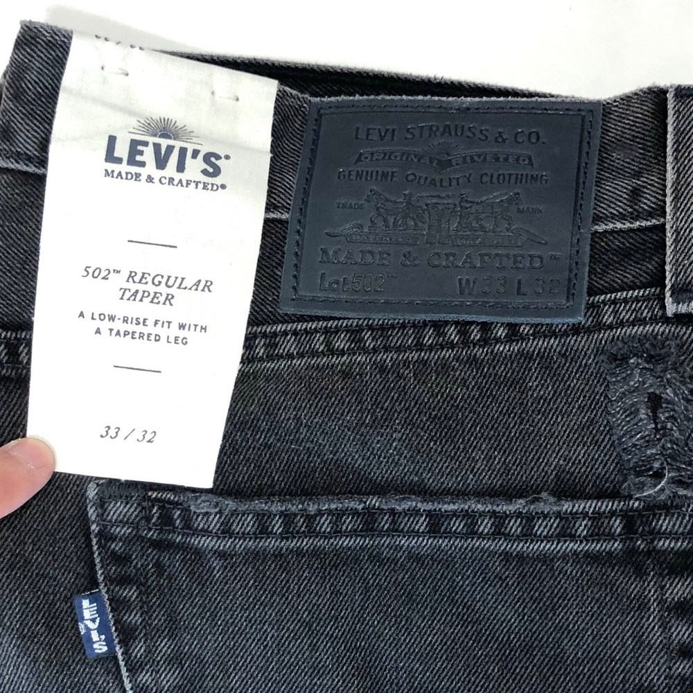 Levi's 502 Made & Crafted Distressed Denim Jeans